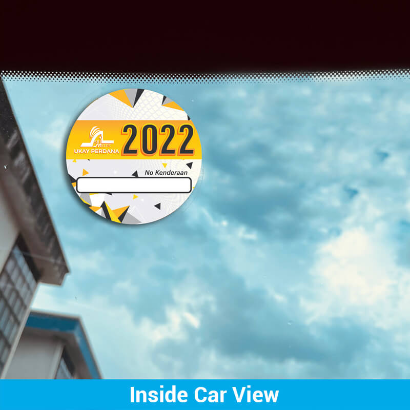 Car Sticker View From Inside Window