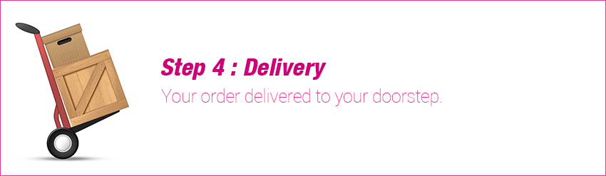 Step 4 - Delivery at door step