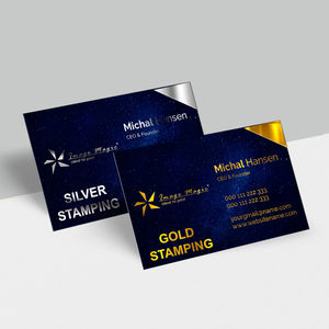 Gold Stamped Business Card