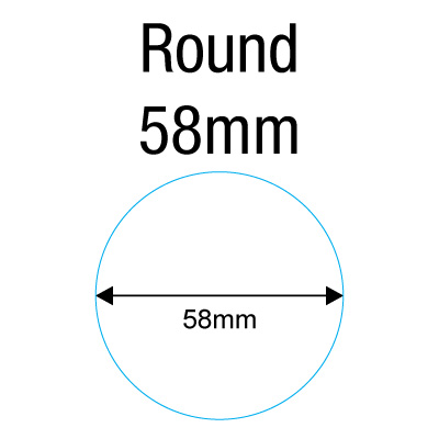 Round - 58mm - Magnetic Board Badges