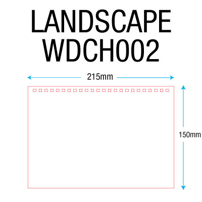 LANDSCAPE - 215MM X 150MM - WDCH002