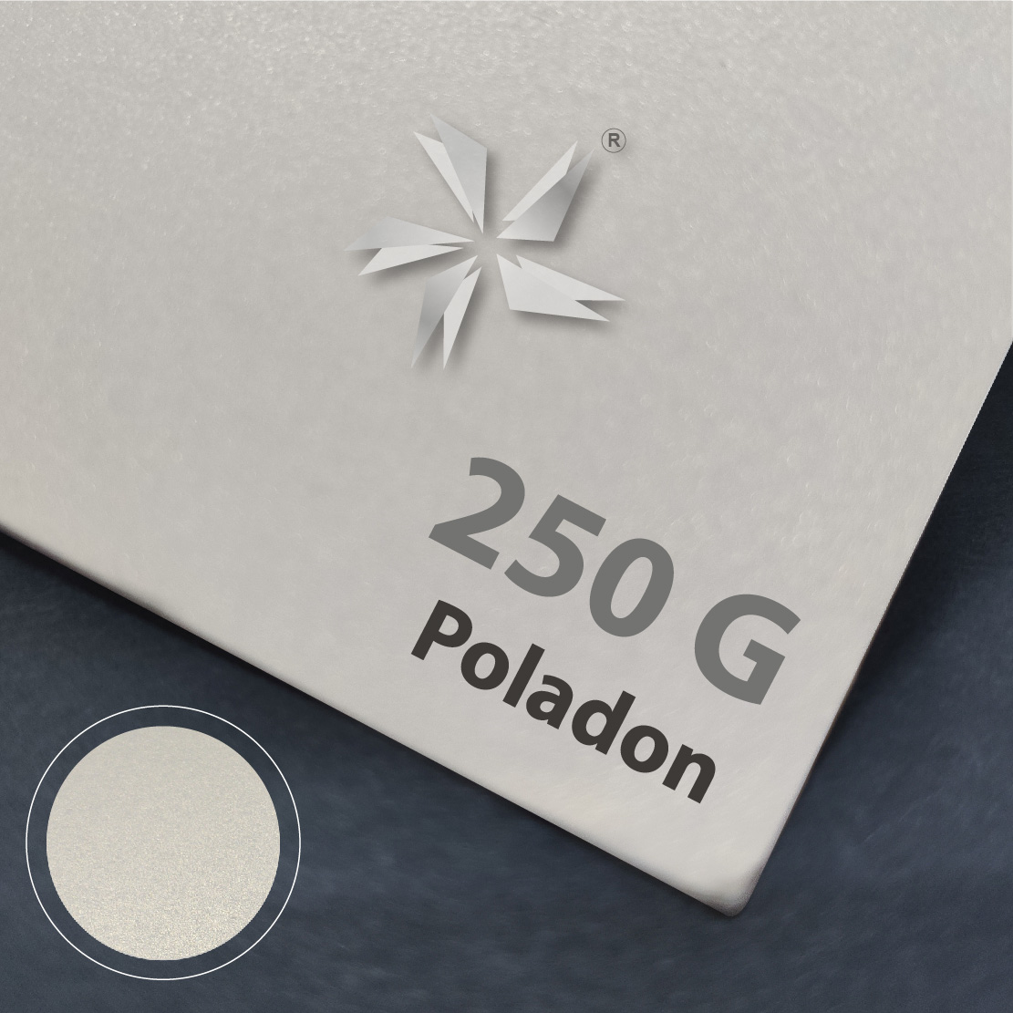 Metallic Gold Poladon Card 250g (Cream Color Metalic Surface)