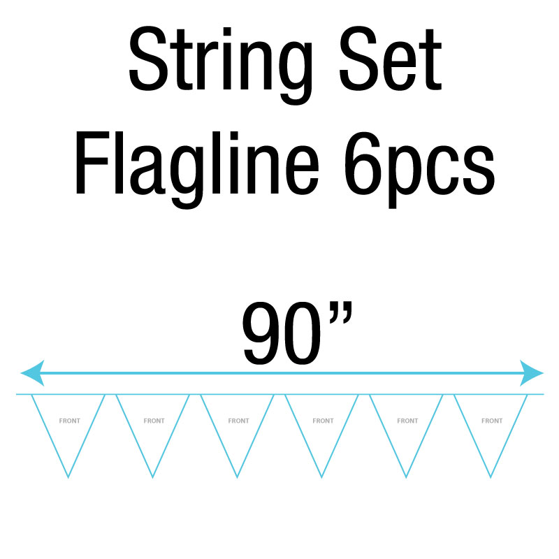 Flaglines - 6pcs (90 inch)