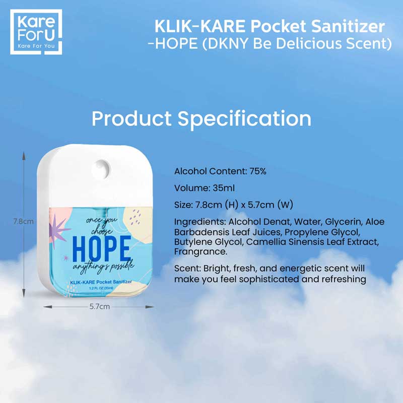 Hope Sanitizer Spray 3