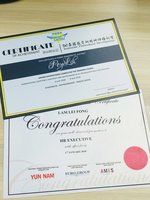 Certificate sample 2