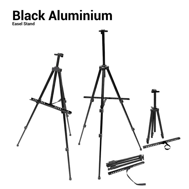 Black Aluminium Stand